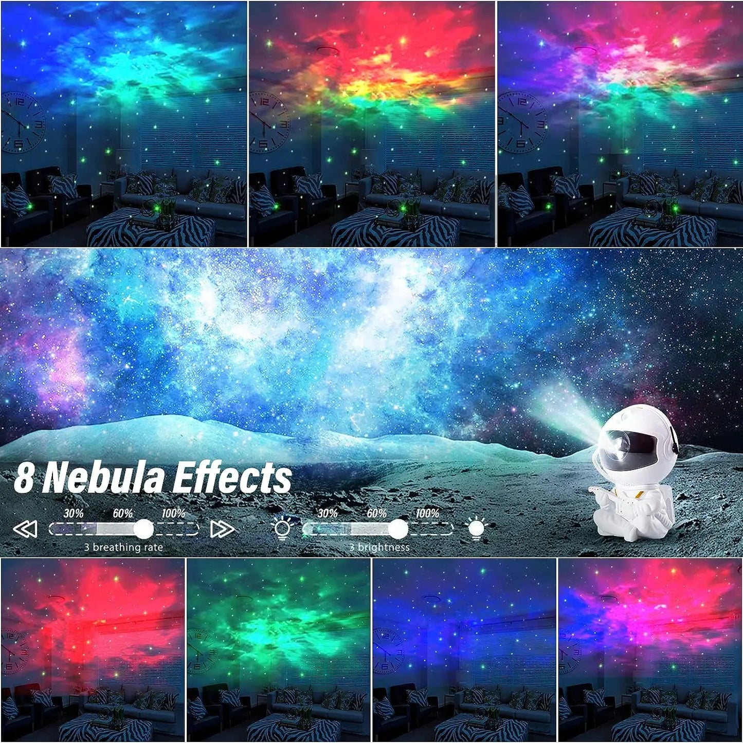 Astronaut's Stargaze: Galaxy & Nebula Projector