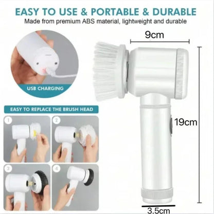 Xiaomi TurboClean Pro – Electric Bathroom Scrubber with Multi-Brush Technology